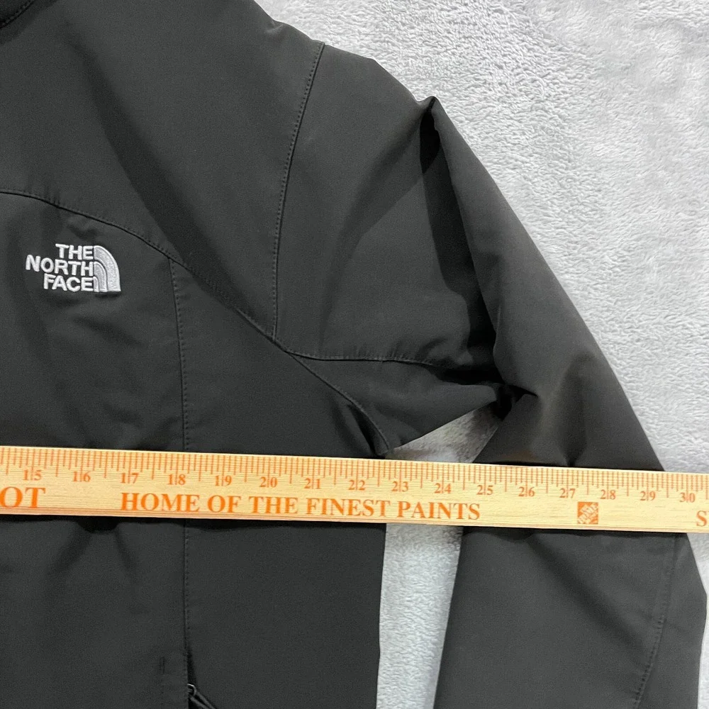 The North Face Windwall Jacket Mens Large Black Soft‎ Shell Full Zip Coat